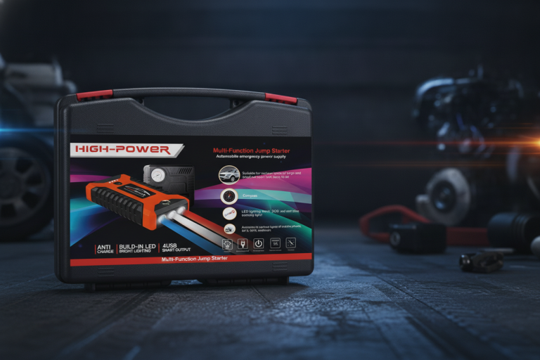 Пускозарядний пристрій Jump Starter JX27 з компресором 99800 мАг 600А пусковий струм