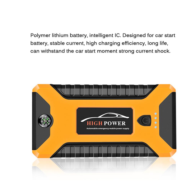 Пускозарядний пристрій High-Power JumpStarter JX27 99800 мАг 600А портативний бустер у кейсі - Зображення 3
