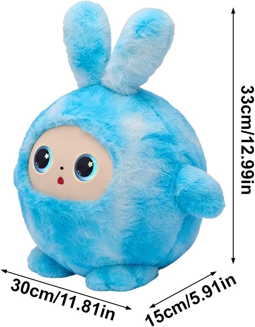 Інтерактивна м'яка іграшка AI Toys BB1882F-89 говоряча з LED очима блакитна від 3 років - Зображення 5