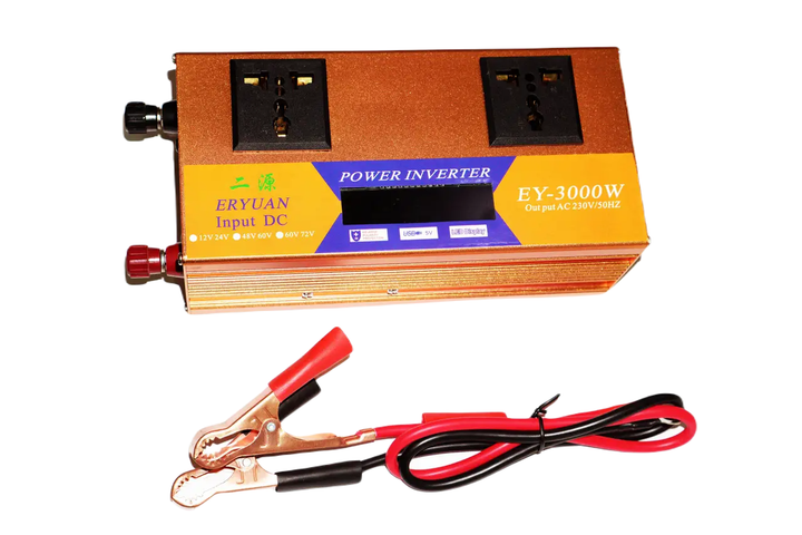 Інвертор перетворювач напруги 3000W 12V-220V з LCD дисплеєм модифікована синусоїда Smart Inverter - Зображення 6