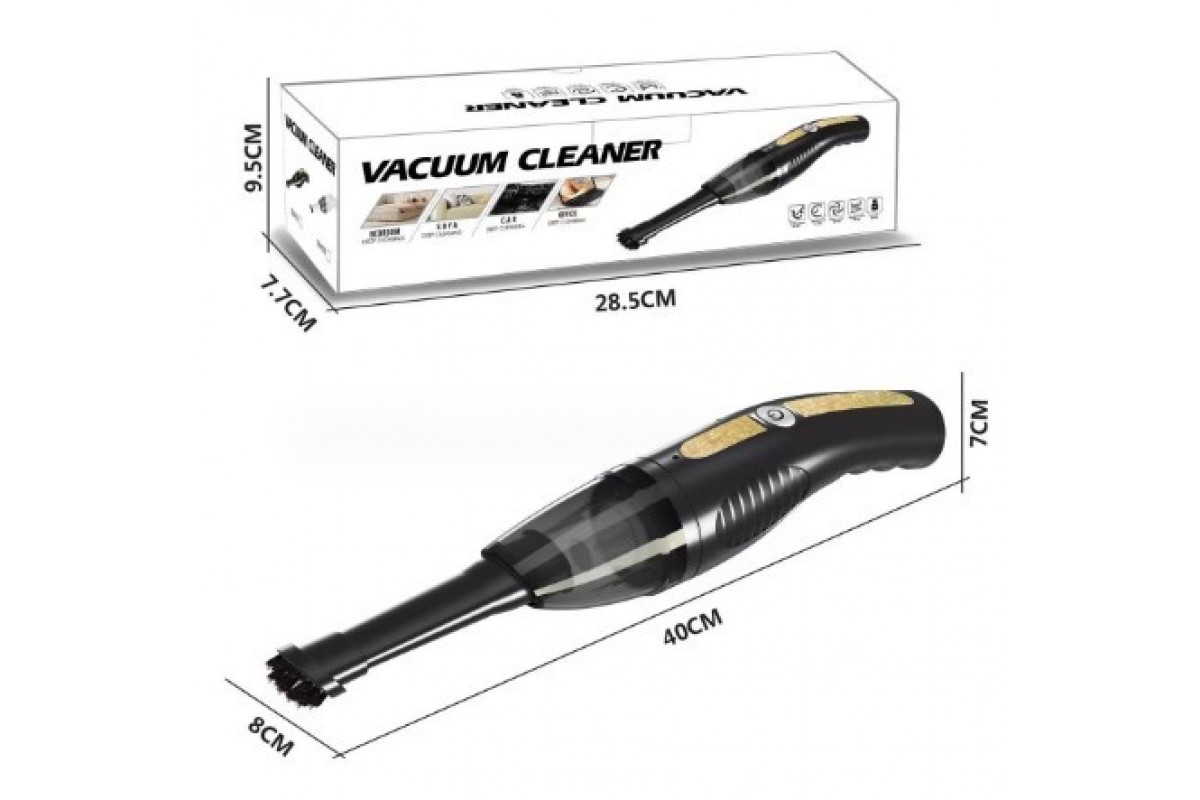 Портативний акумуляторний пилосос Vacuum Cleaner AA103 бездротовий ручний 2000 мАг для авто та дому - Зображення 3